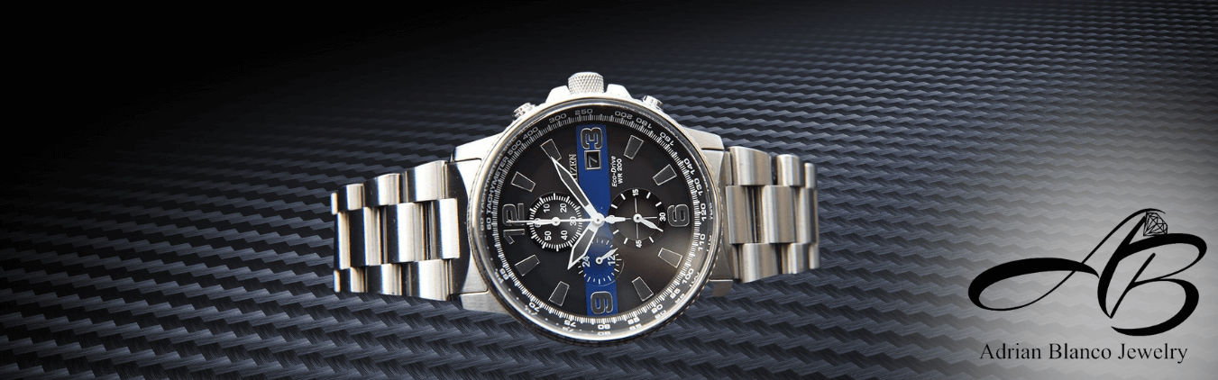 The Citizen Thin Blue Line Watch A Tribute to Our Heroes Adrian Blanco Jewelry