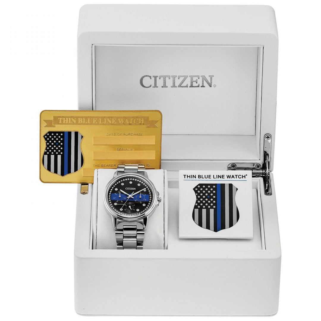 Citizen thin blue line watch hotsell